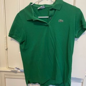 Lacoste polo shirt. Slight wear. Size 40 (size 6 USA) has been dry cleaned